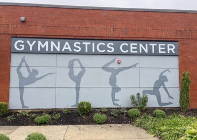 exterior of gymnastics center